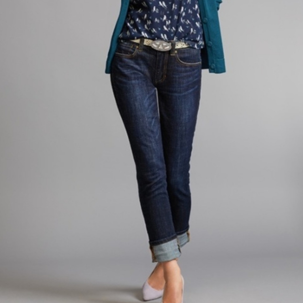 Cabi high rise straight leg jeans